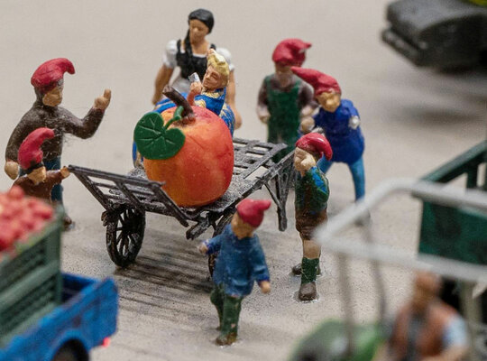 Schneewittchen und die sieben Zwerge im Miniatur Wunderland Schneewittchen und die sieben Zwerge im Miniatur Wunderland