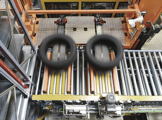 Reifensortieranlage Reifensortieranlage