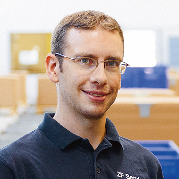 Portrait of Martin Könnecke, Maintenance Engineer ZF